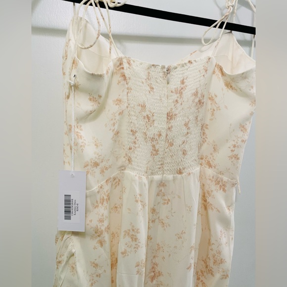 NWT Blush💕Ivory Reformation Kourtney Dress in RISO Stunning Print and Details - Picture 13 of 13